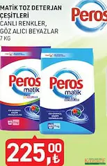 PEROS MATİK TOZ DETERJAN ÇEŞİTLERİ 7 KG